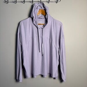 Old Navy Active Cloud 94 Soft Pullover Hoodie Tee Lavender Size Large Athleisure